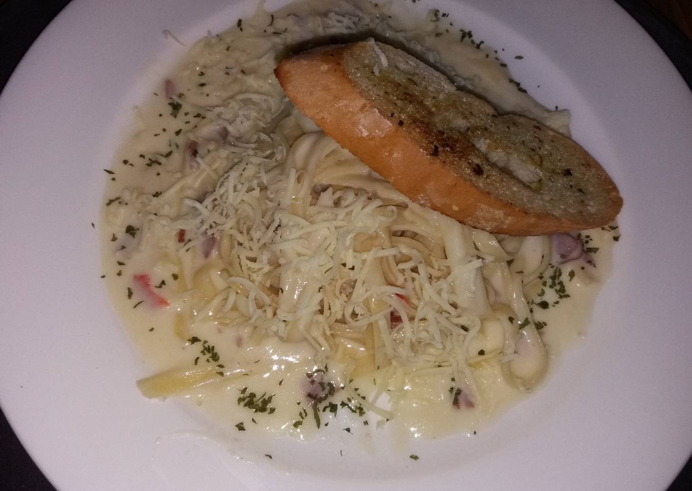 Fetucini carbonara
