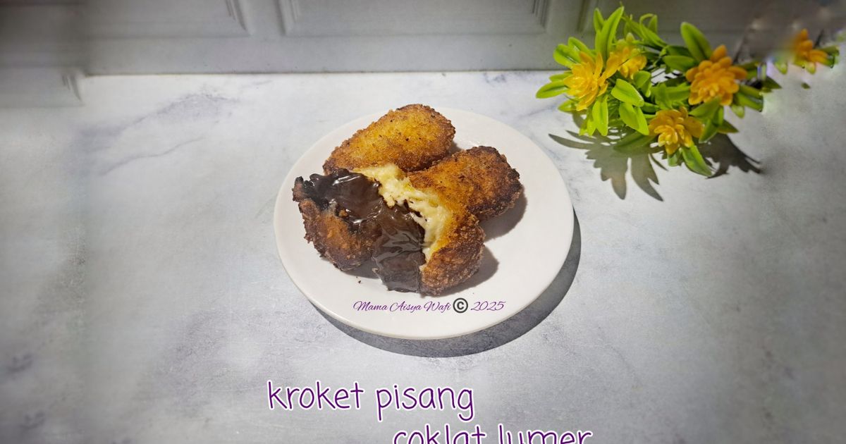 Kroket Pisang Coklat Lumer
