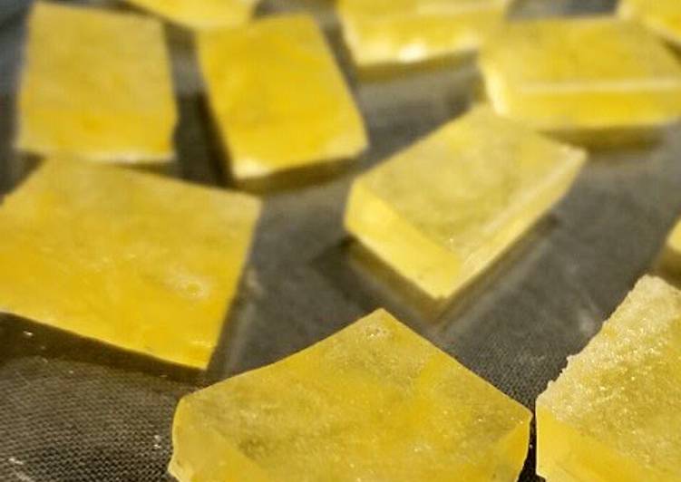 Recipe of Super Quick Homemade Fizzy Yuzu Tea &amp; Soda Gummies