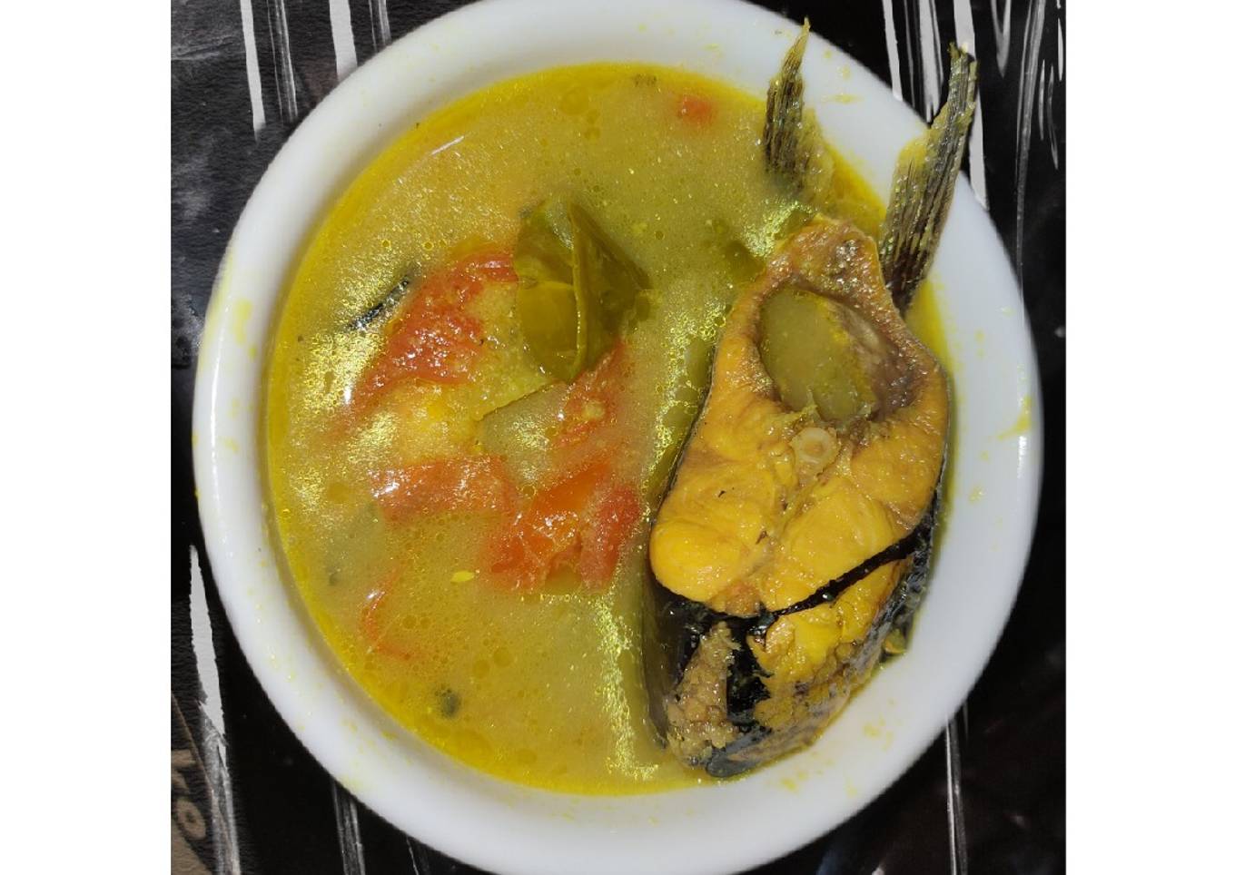 MPASI 23 bulan - Sup ikan Patin Kuah Kuning