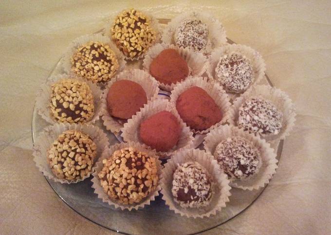 Rum truffles