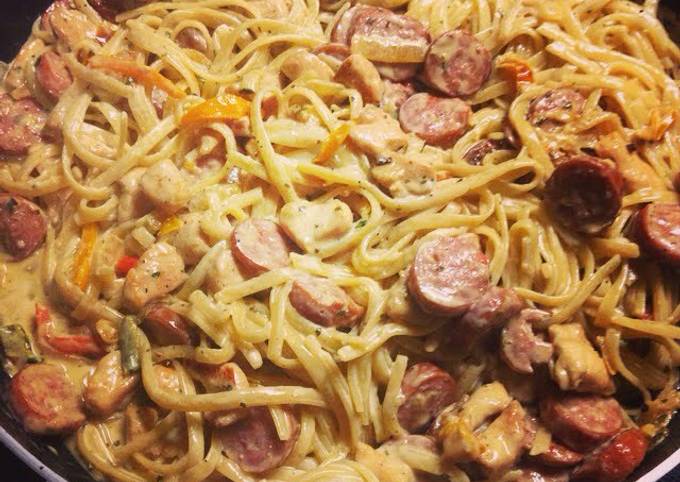 How to Make Jamie Oliver Chicken And Sausage Fettuccine