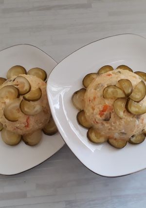 عکسی از دستور سالاد الویه