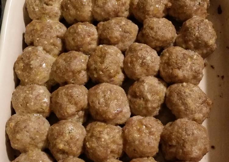 Recipe of Speedy Italian meatballs