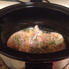 A picture of Slow Cooked Garlic & Rosemary Chicken.