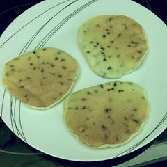 A picture of Fluffy Chocolate Chip Pancakes.
