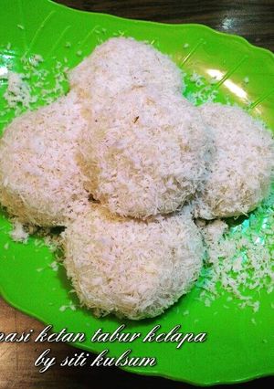 Foto resep Nasi ketan tabur kelapa
