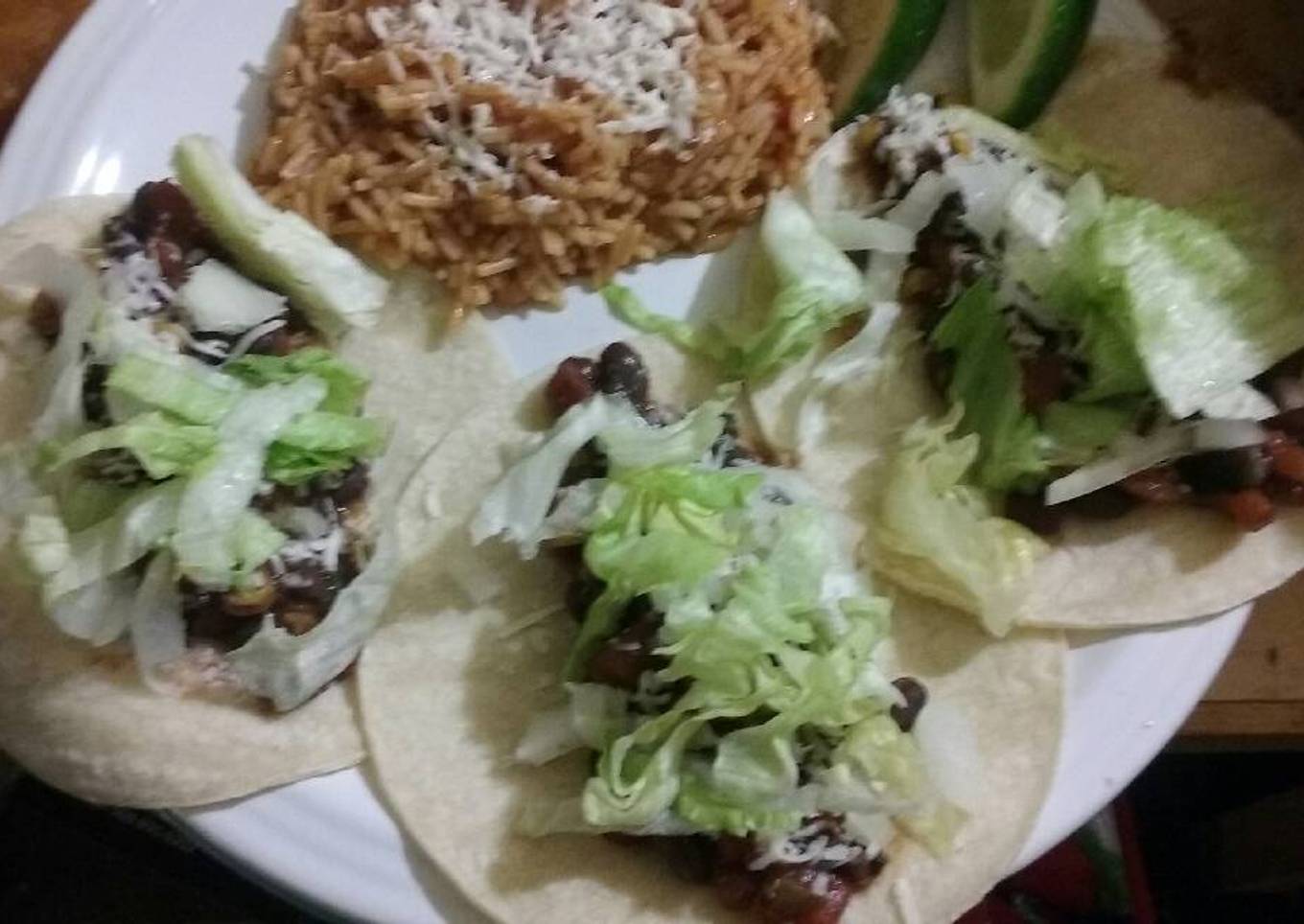 Black Bean & Corn Tacos