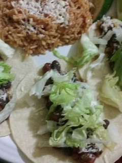 A picture of Black Bean & Corn Tacos.