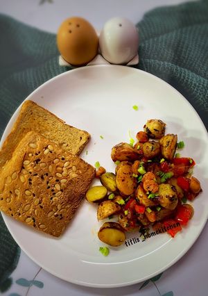 A picture of Baby Potatoes Hash.