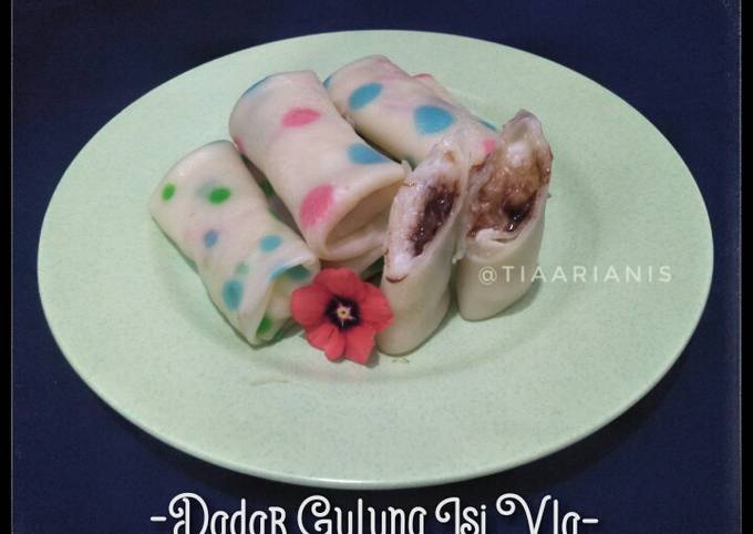 Recipe: Tasty 43. Dadar Gulung isi Vla