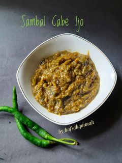 Foto resep Sambal cabe ijo