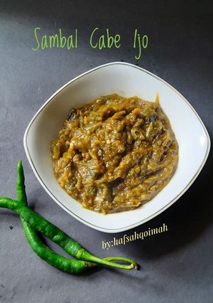 Foto resep Sambal cabe ijo