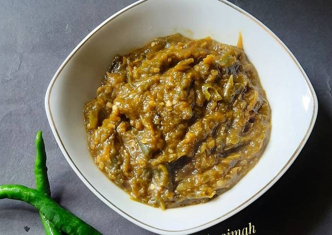 Yuk intip, Resep memasak Sambal cabe ijo dijamin lezat
