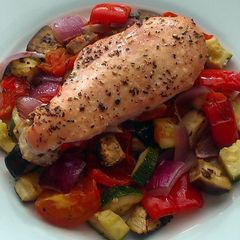 A picture of Vickys Roast Chicken Ratatouille, GF DF EF SF NF.
