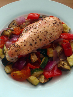 A picture of Vickys Roast Chicken Ratatouille, GF DF EF SF NF.