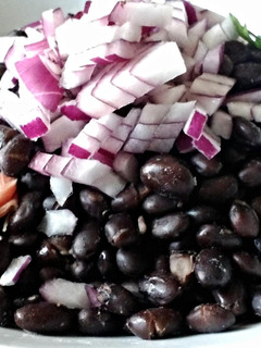 A picture of Cuban Style Black Beans.