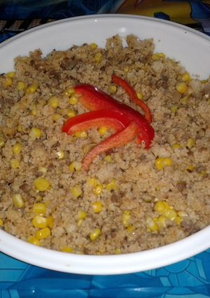 A picture of mexican cous cous.