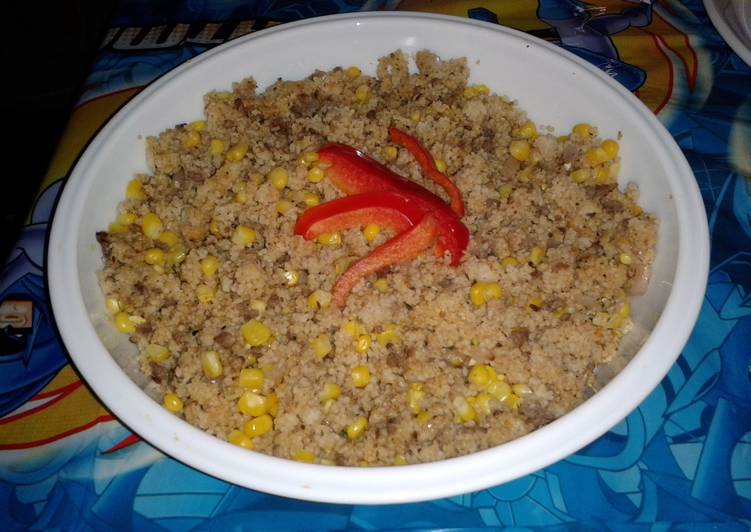Recipe of Quick mexican cous cous