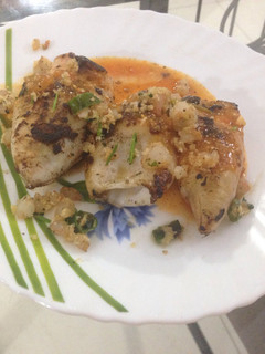 A picture of Prawn Stuffed Squid.