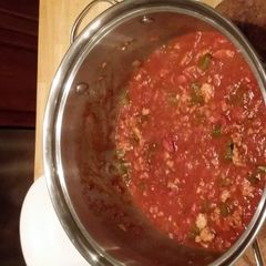 A picture of Turkey Chili.