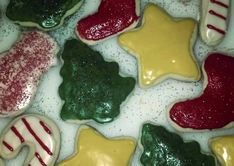 Recipe of Any-night-of-the-week sugar cookies with icing