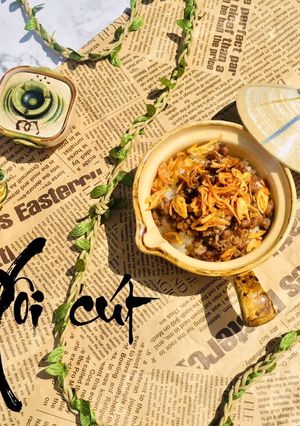 Hình của món Xôi Cút.