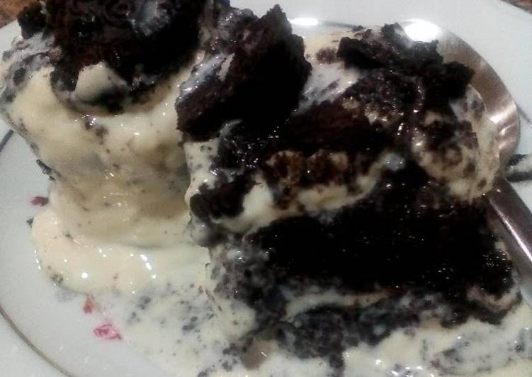 Steps to Prepare Super Quick Homemade Oreo no baked icebox cake
