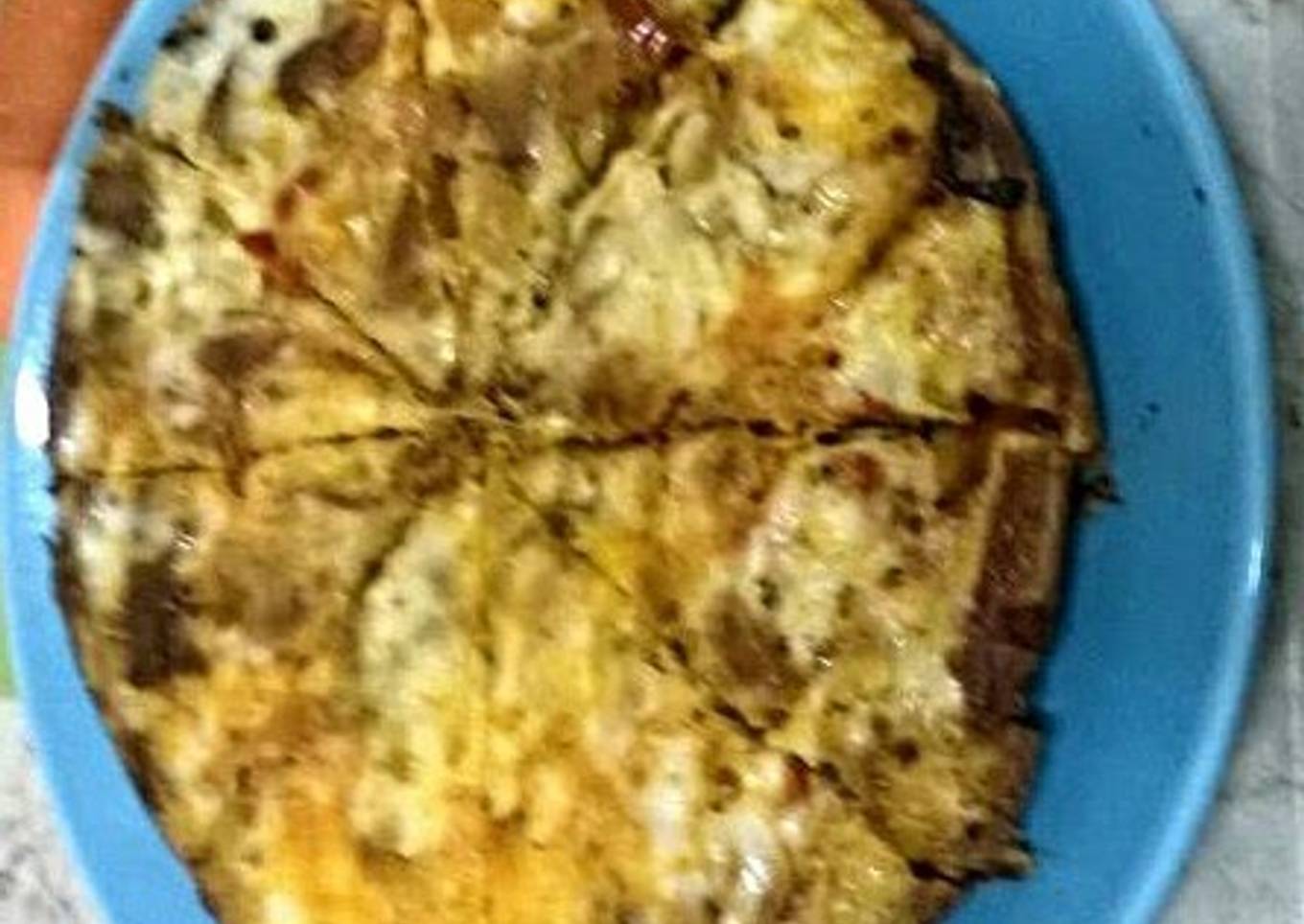 Pan fried pizza (non crust )