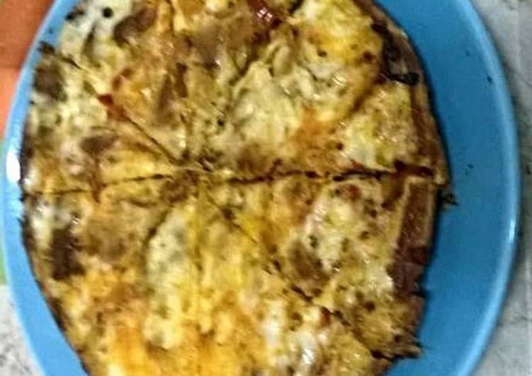 Step-by-Step Guide to Prepare Ultimate Pan fried pizza (non crust )