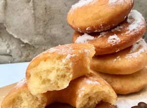 Foto resep Donat Fluffy (Pakai Tepung Segitiga Biru)
