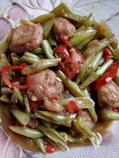 Foto resep Oseng Buncis Bakso