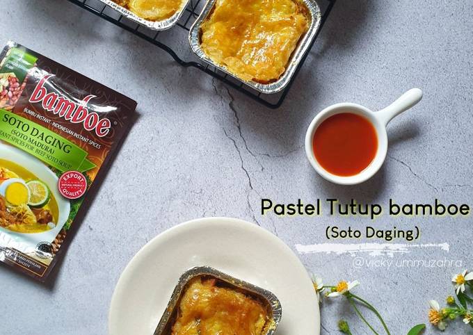 Cara Gampang Membuat Pastel Tutup Bamboe (Soto Daging) Anti Gagal