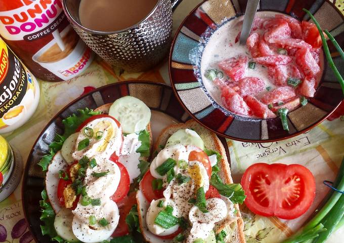 Polish breakfast on Sunday morning