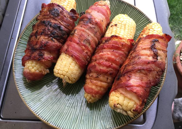 Easiest Way to Make Award-winning Bacon Wrapped Corn On The Cob