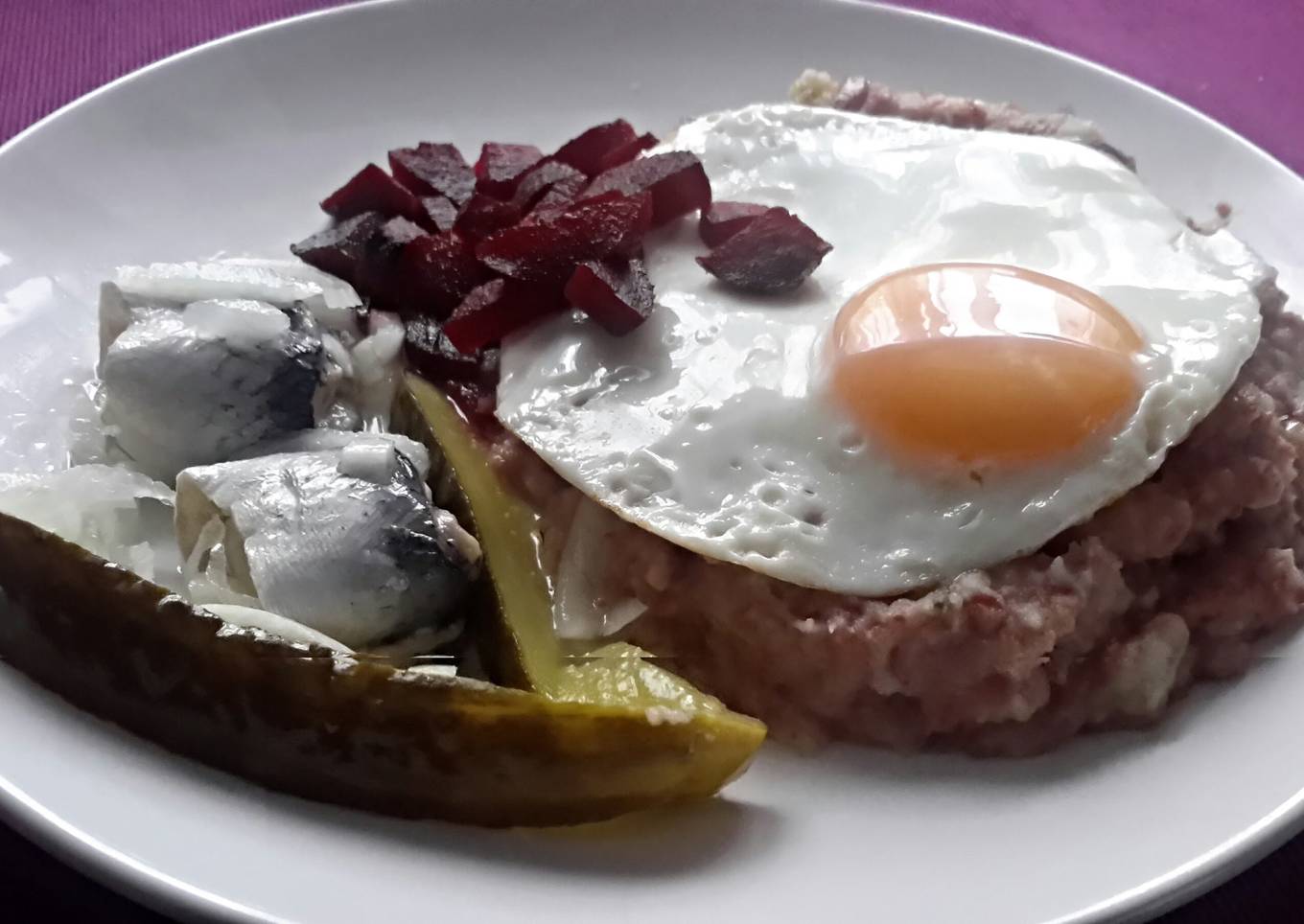 Sig's German Labskaus sailors cornedbeefhash #myfavouriterecipes