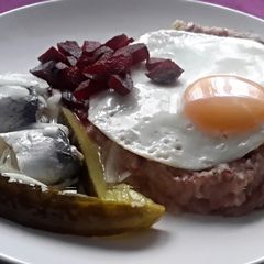 A picture of Sig's German Labskaus sailors cornedbeefhash #myfavouriterecipes.