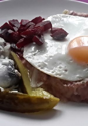 A picture of Sig's German Labskaus sailors cornedbeefhash #myfavouriterecipes.