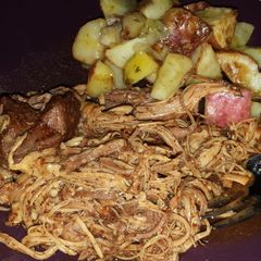 A picture of Infamous BBQ Pulled Pork.