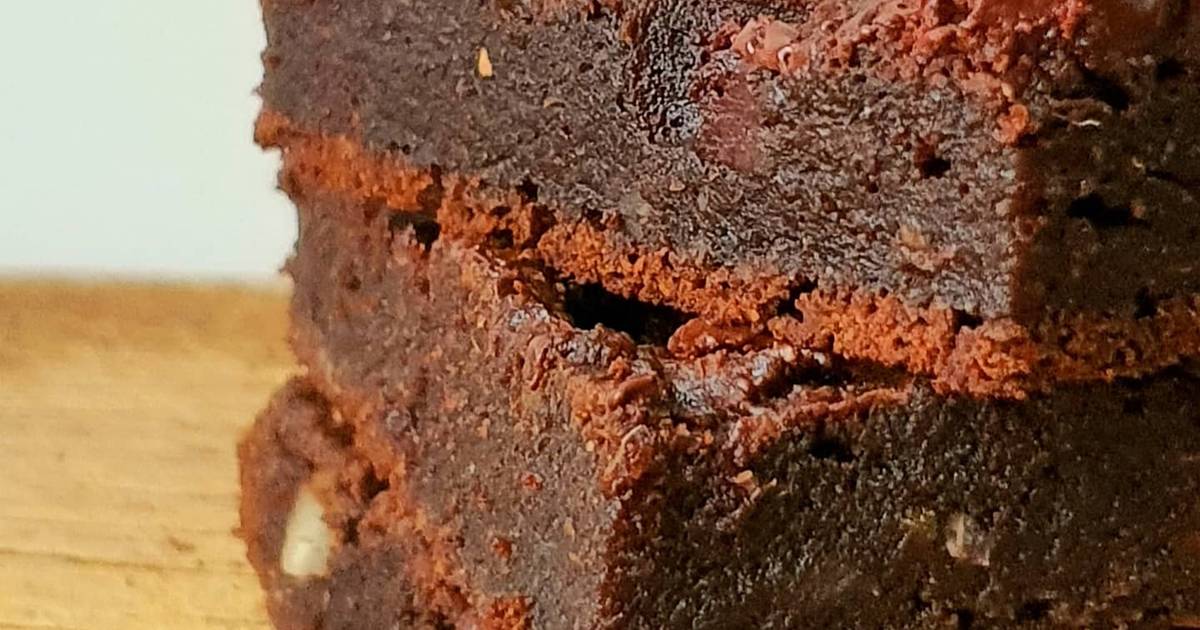 Brownie SIN GLUTEN, SIN MANTECA (Fácil, rápido y sano) Receta de
