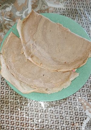 Une photo de Ma délicieuse recette de galette bretonne jambon de poulet/fromage