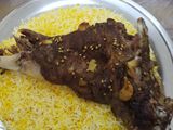 فخذ غنم مشوي