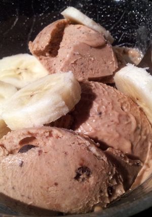 A picture of Peanut butter ice cream.