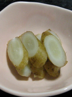 A picture of Macrobiotic: Burdock Root Simmered with Umeboshi.
