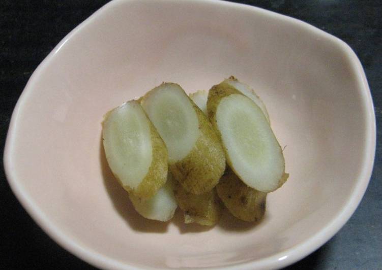 Recipe of Perfect Macrobiotic: Burdock Root Simmered with Umeboshi