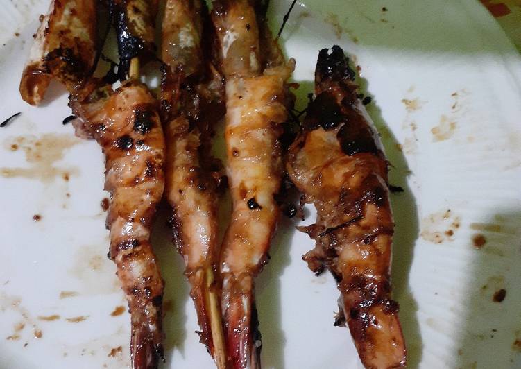 Resep Udang bakar mantap pokonya Anti Gagal