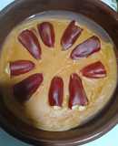 Pimientos del piquillo rellenos de bacalao