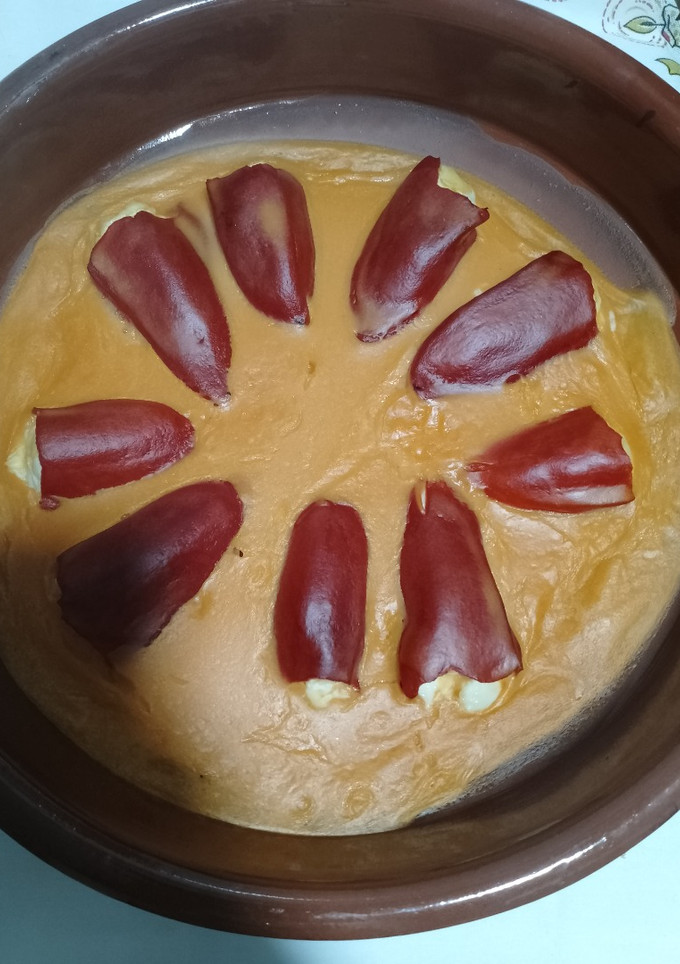 Una foto de Pimientos del piquillo rellenos de bacalao