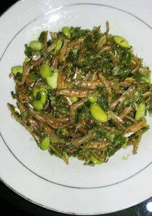 Foto resep Sambal teri petai cabe hijau