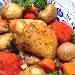 A picture of Roast Chicken for Holiday Dinner.